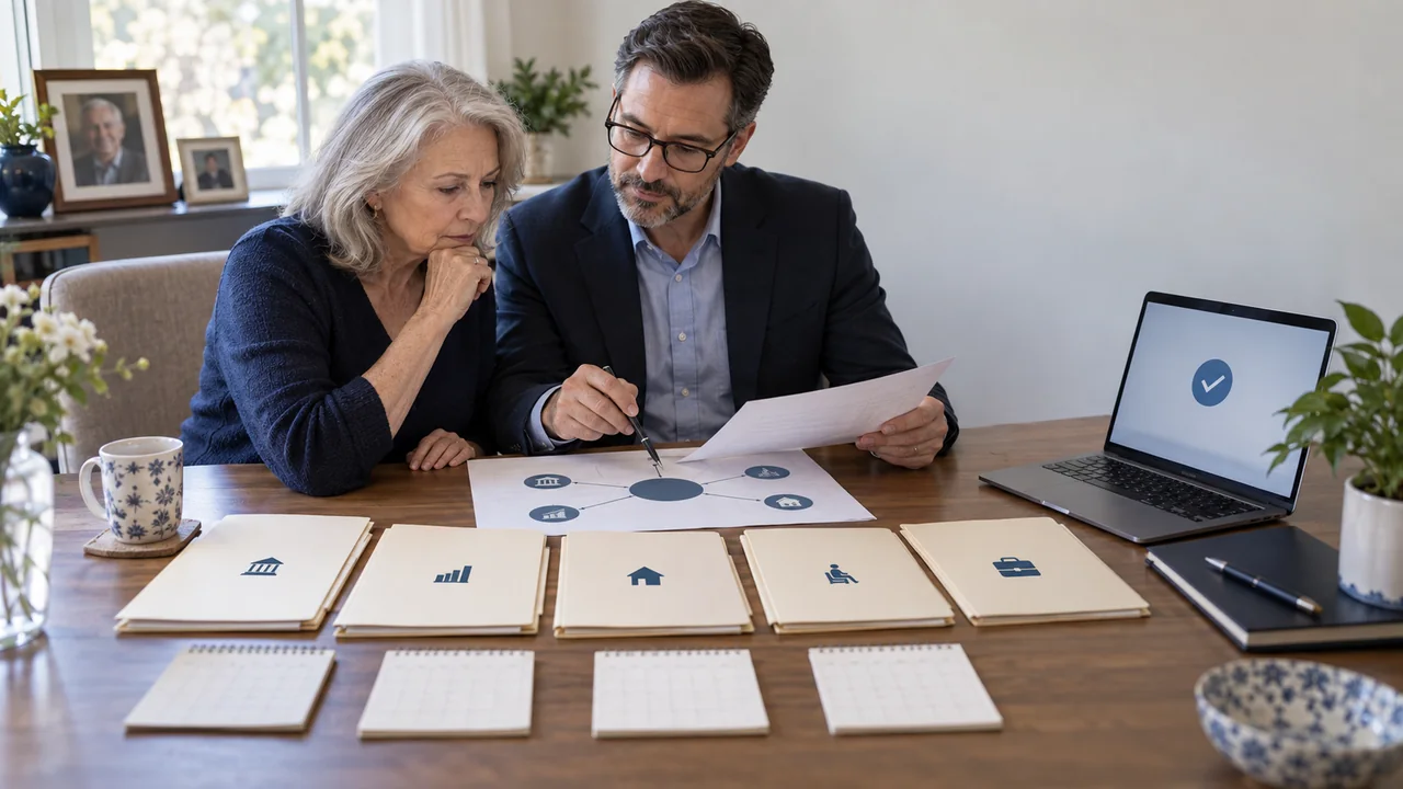 A widow and tax professional compare pension, investment, rental, and wage income with quarterly payment dates